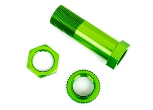 Green Aluminum Servo Saver Post with Locknut