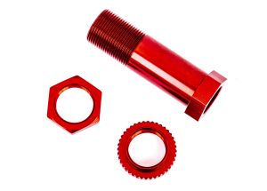 Red Aluminum Servo Saver Post with Locknut