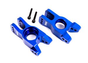 Blue Aluminum Stub Axle Carriers (L&R)
