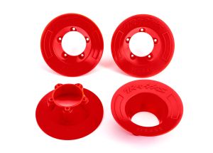 Red Chrome Wheel Covers (4)