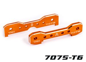 Orange 7075-T6 Aluminum Sledge Front Tie Bars