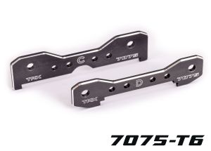 Gray 7075-T6 Aluminum Sledge Rear Tie Bars