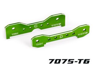 Green 7075-T6 Aluminum Sledge Rear Tie Bars