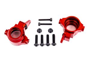 Red Aluminum Steering Blocks (L&R)
