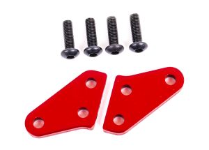 Red Aluminum Steering Blocks Arms (L&R)