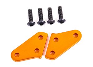 Orange Aluminum Steering Blocks Arms (L&R)