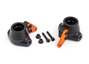 Steering Blocks with Orange Aluminum Arms (L&R)