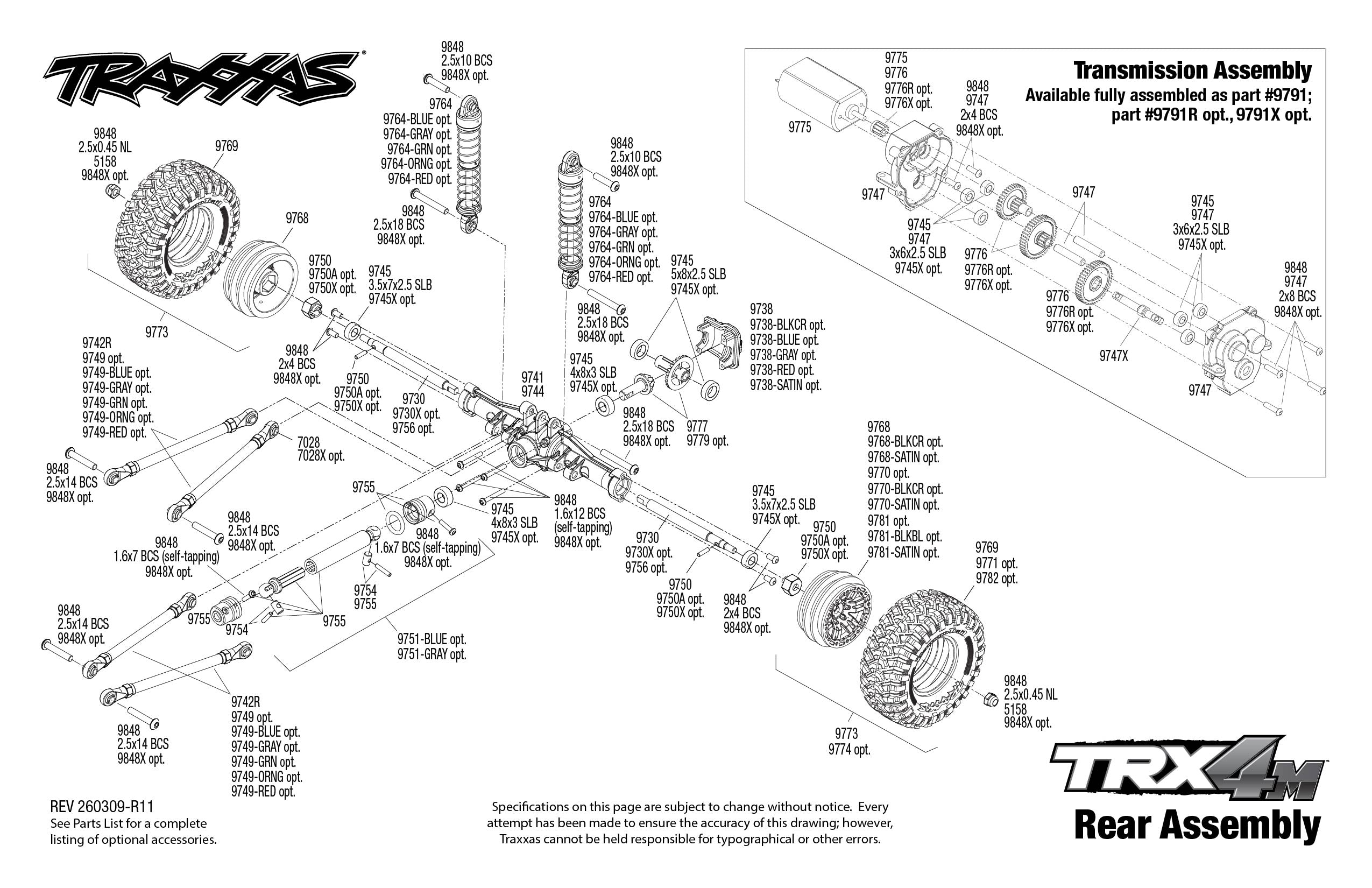 TRX-4M Land Rover Defender, 97054-6