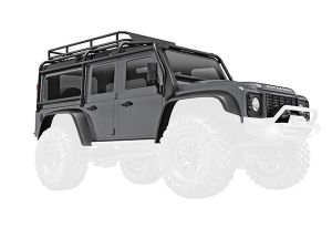 TRX-4M Land Rover Defender Assembled Silver Body