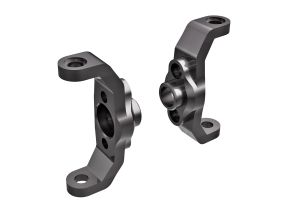 Gray Aluminum Caster Blocks (L&R)