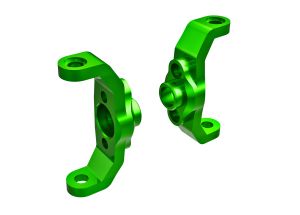 Green Aluminum Caster Blocks (L&R)