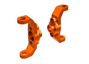 Orange Aluminum Caster Blocks (L&R)