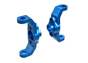 Blue Aluminum Caster Blocks (L&R)