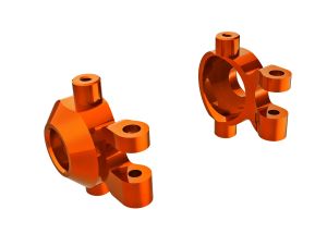 Orange Aluminum Caster Blocks (L&R)