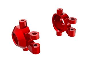 Red Aluminum Caster Blocks (L&R)