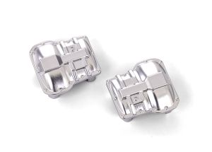 Satin Chrome Axle Covers (F&R)