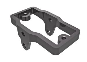 Gray Aluminum Steering Servo Mount