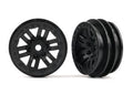 1.0" Black Wheels (2)