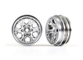 1.0" Satin Chrome Wheels (2)