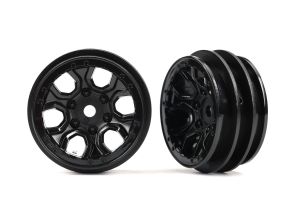 1.0" Black Wheels (2)