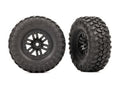 1.0" Black Wheels with Canyon Trail Tires (2)