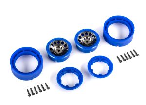 Satin Black Chrome 1.0" Method Beadlock Wheels (2)