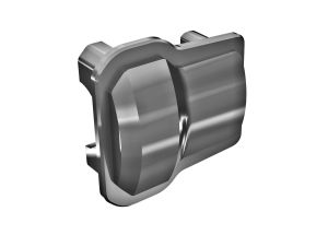 Gray Aluminum Axle Covers (2)