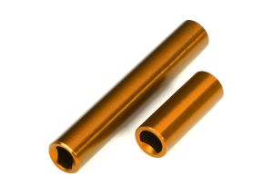 TRX-4M Orange Aluminum Center Driveshafts (F&R)