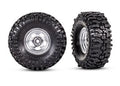 TRX-4M 1" Satin Wheels w/ MT Baja Pro Tires (2)