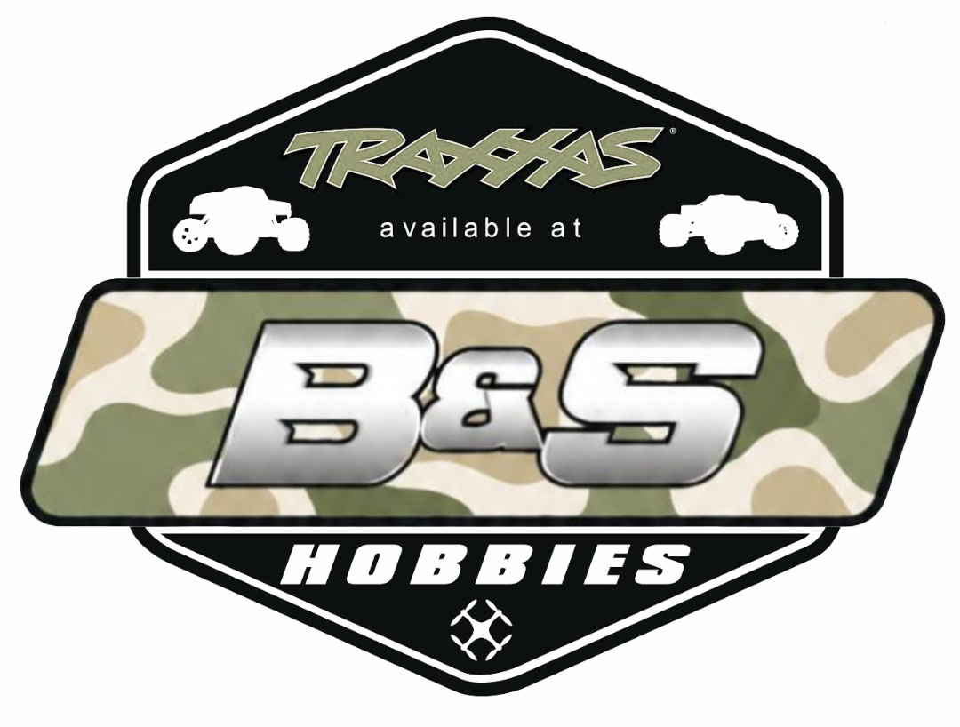 B&S Hobbies Camo Logo Stickers, Limited Edition