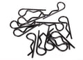 Black Standard-Duty Body Clips (12)