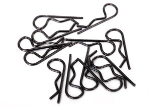 Black Standard-Duty Body Clips (12)