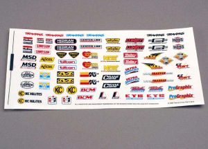 Racing Sponsor Decal Sheet