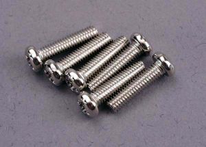 Round-Head Machine Screws 3x12 mm (6)