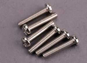 Round-Head Machine Screws 3x15 mm (6)