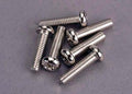 Round-Head Machine Screws 4x15 mm (6)