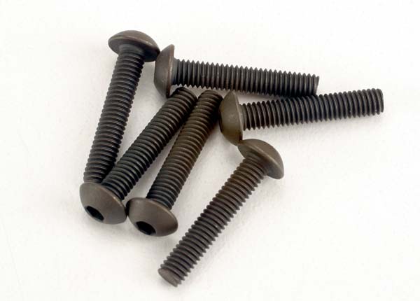 Button-Head Machine Screws 3x15 mm (6), Part #2579