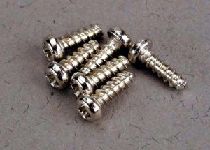 Round-Head Self-Tapping Screws 2x6 mm (6)