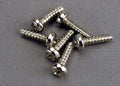 Round-Head Self-Tapping Screws 3x10 mm (6)