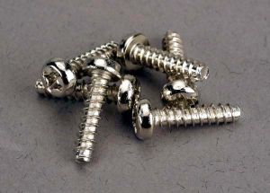 Round-Head Self-Tapping Screws 3x12 mm (6)