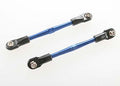 59 mm Blue Aluminum Toe Links (2)