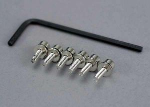 Cap-Head Machine Screws 3x10 mm (6) w/ Washers