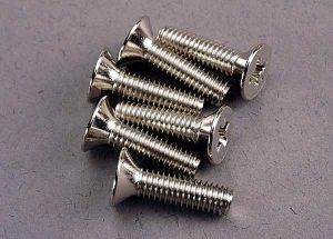 Countersunk Machine Screws 4x15 mm (6)