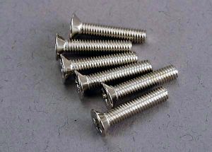Countersunk Machine Screws 3x15 mm (6)
