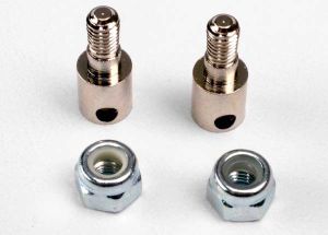 Rod Guides with 3 mm Nylon Locknuts (2)