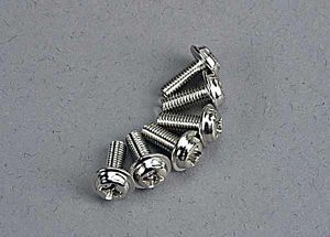 Washer-Head Machine Screws 3x8 mm (6)
