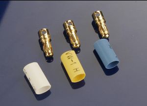Male 3.5 mm Bullet Connectors (3)