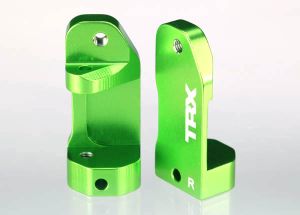 Green Aluminum Caster Blocks (L&R)