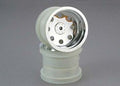 2.2" Chrome Front Wheels (2)