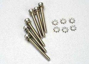 Cap-Head Machine Screws 3x28 mm & Washers (6)